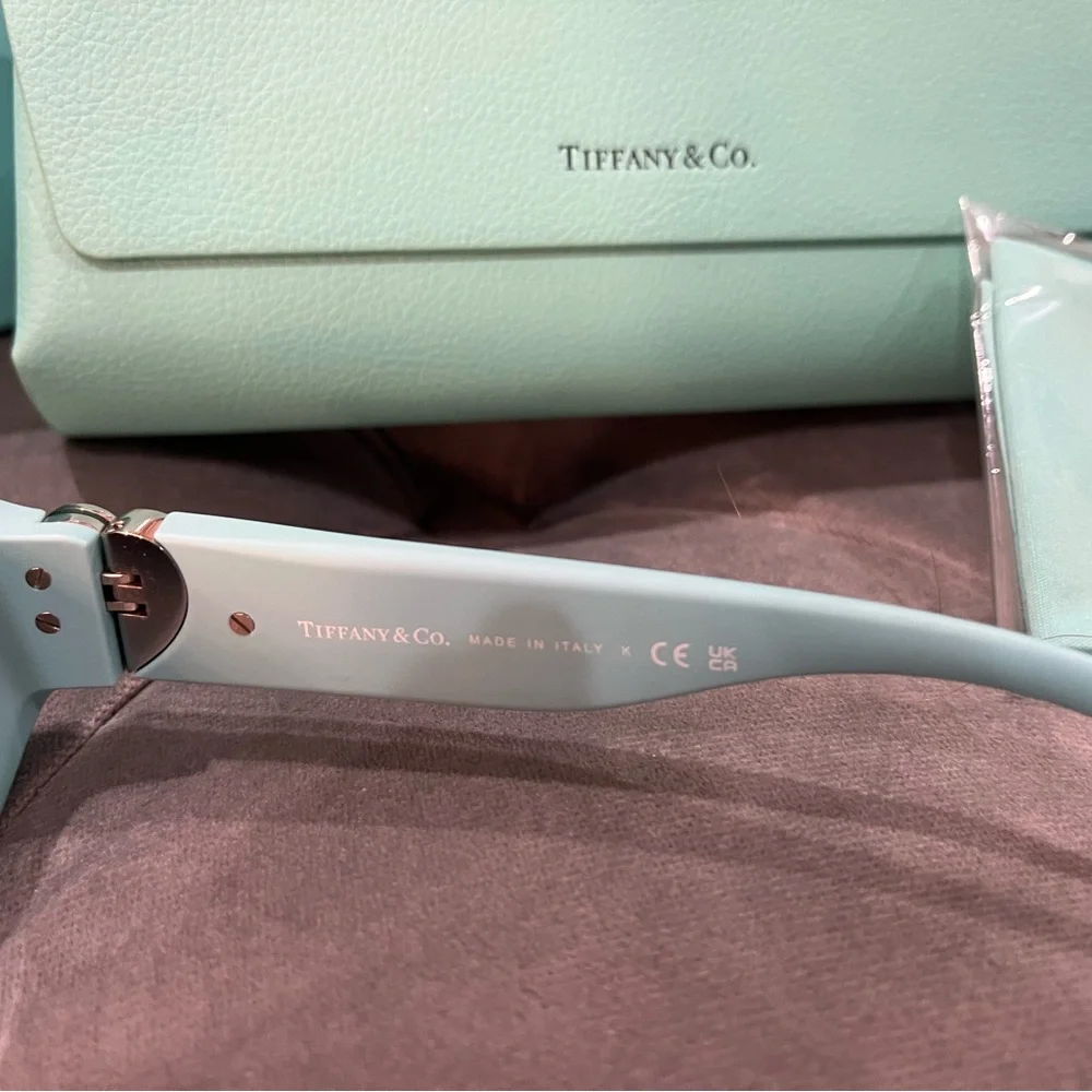 Tiffany & Co. Signature Blue Sunglasses with Case